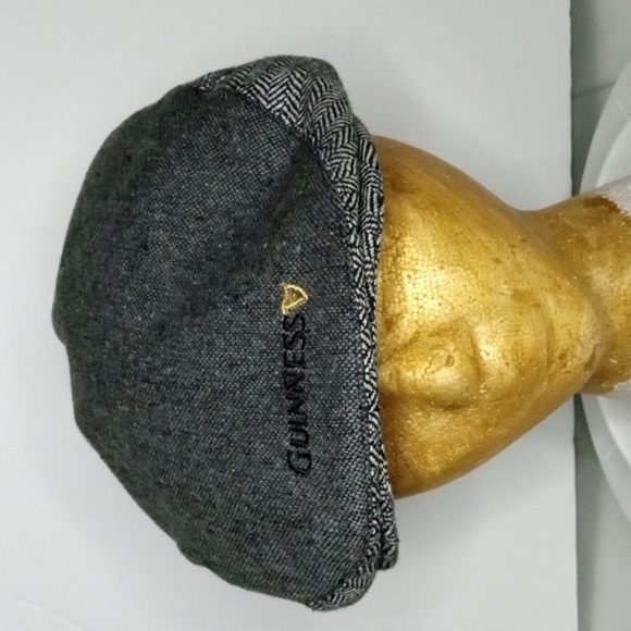 Official Guinness Grey Tweed Flat Cap, M , Pre-owned - Picture 1 of 7